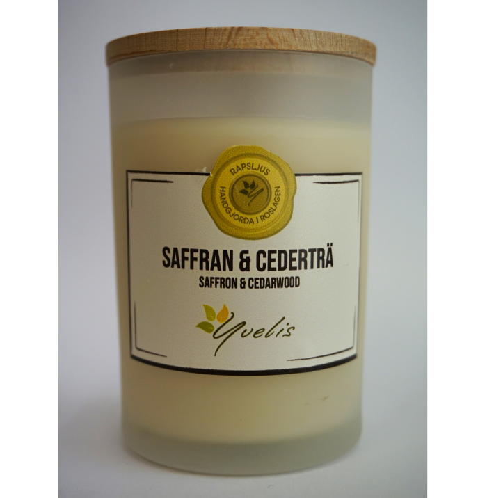 Duftlys Saffran & cederträ